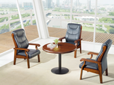 實(shí)木洽談臺